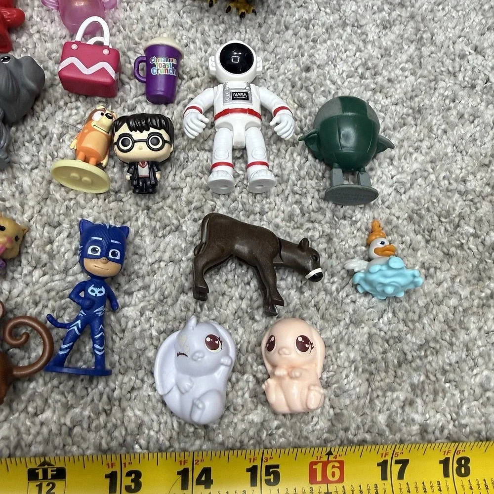 Huge lot toys figures Care Bears rabbits dogs animals and more AS IS